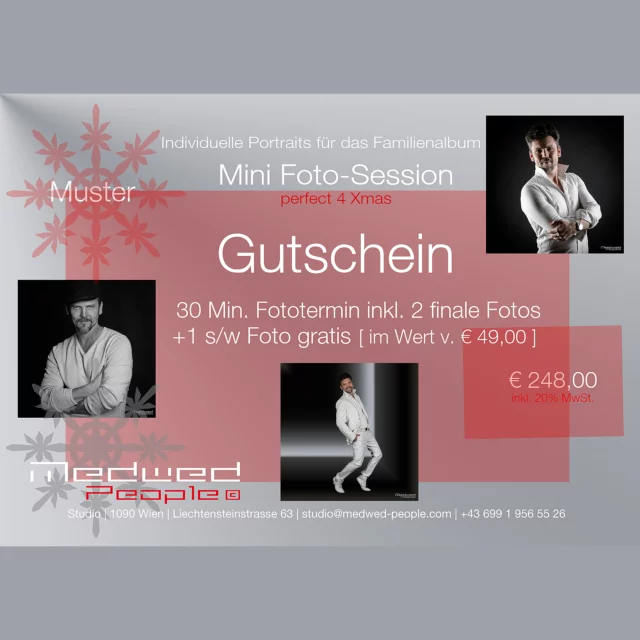 *MEIN MANN HAT SCHON ALLES*
Ein 📸 Fotoshooting Gutschein 📸 z.B. für Eure Männer oder auch als Paar.
Ein bisschen neues Selbstbewusstsein und Spaß rund um den Jahreswechsel ist nie verkehrt 😊
Verschenke GOOD FEELINGS > Selbstwert, Aufregung, Schönheit, Erinnerung!

Model: #Romeromodel

#christmas #Weihnachtsgeschenk #gutschein #coupon #fotoshooting #portraitphotography #professionalphotographer #portraits #portraitoftheday #portraitsession #malemodel #fotograf #fotostudio #medwedpeople #vienna #wien